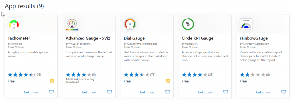 Power BI Visual Marketplace