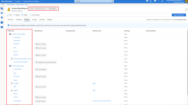 Explore metadados aprimorados em conjuntos de dados no Power BI