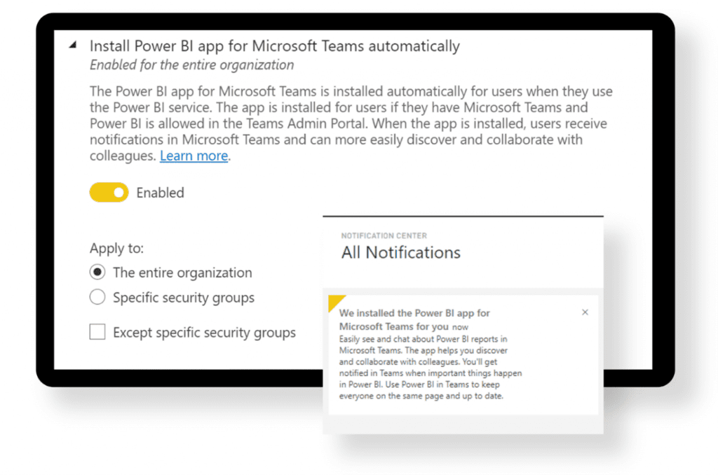 Instalar Power BI no Teams automaticamente